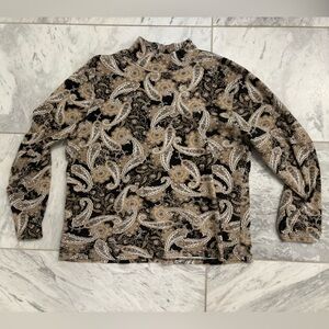 Paisley Print Women's Sweater